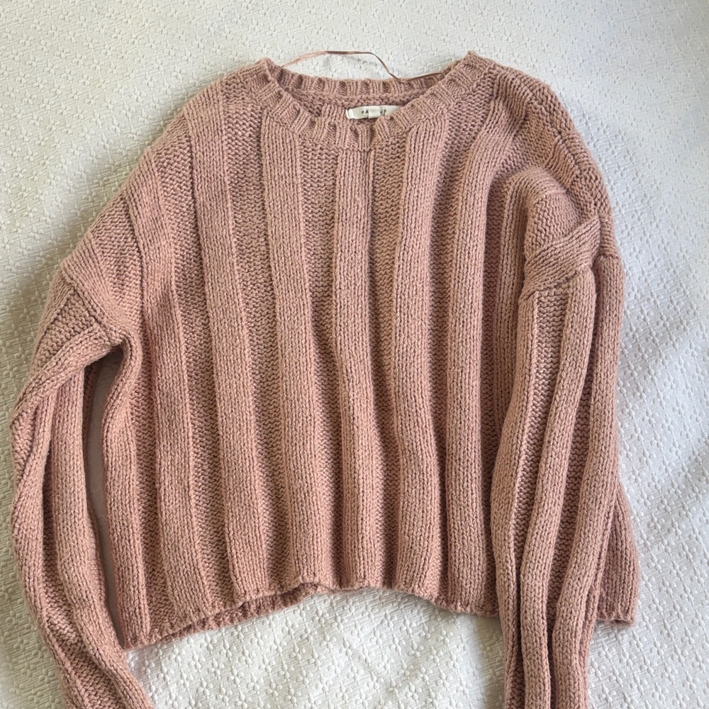 PacSun Blush Knit Sweater
